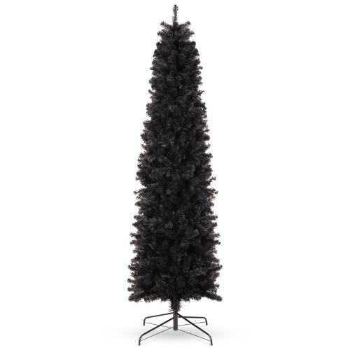 Black Artificial Pencil Holiday Christmas Tree - 6ft - Lot 762