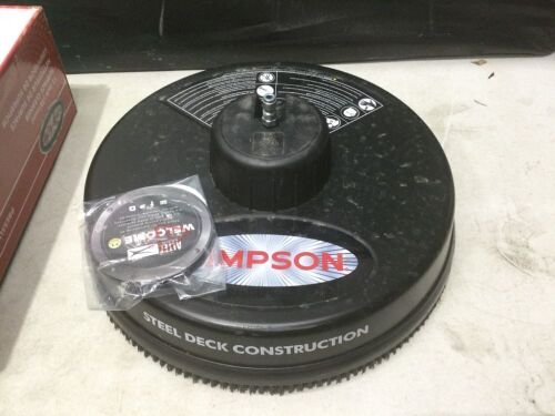 Simpson 15 in. Steel Surface Cleaner Rated up to 3700 PSI - Lot 779
