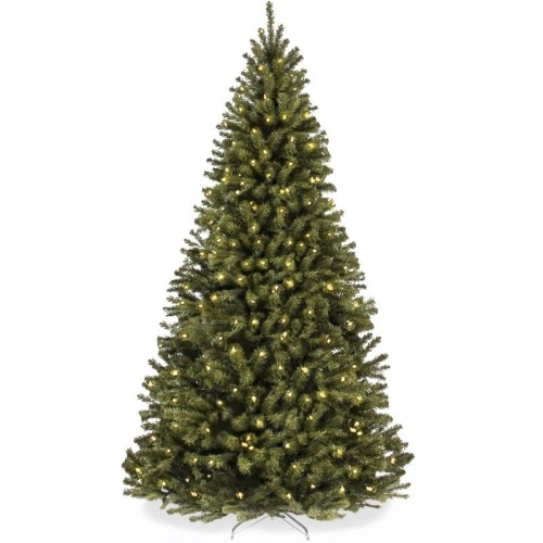 7.5' Pre-Lit Artificial Spruce Christmas Tree w/ Incandescent Lights  - Lot 867