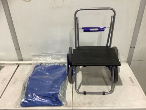 Foliding 3 Wheel Shopping Cart Trolley - Lot 896