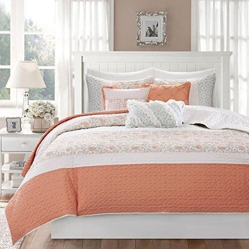 Madison Park 6 Piece Quilted Coverlet Set, King - Lot 926