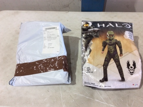 Lot of (2) Halo Master Chief Kids Costume, XL & Large - Lot 1104