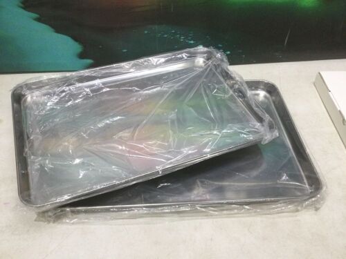 TeamFar Stainless Steel Baking Sheets, Set of 2  - Lot 1108