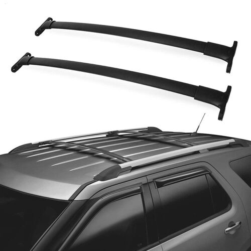  LEDKINGDOMUS Roof Rack Cross Bars for 16-19 Ford Explorer - Lot 1170