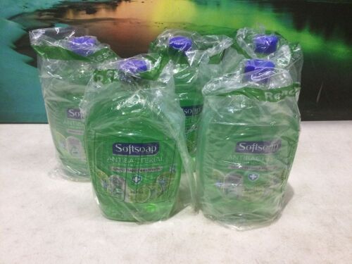 Lot of (5) Softsoap Antibacterial Liquid Hand Soap Refill, 50 fl oz - Lot 1179