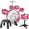 11-Piece Kids Beginner Drum Percussion Musical Instrument Toy Set - Thumbnail 1