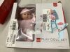 12.5in Realistic Baby Doll with Soft Body, Highchair, Potty, Pacifier, Bottle, 9 Accessories - Thumbnail 2
