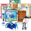 4-in-1 Science Project Kit, STEM & STEAM DIY Maze, Water, Spider, Battery Lab Experiments - Thumbnail 1