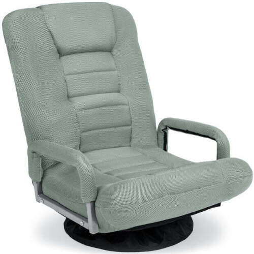 Gaming Floor Chair w/ 360-Degree Swivel, Armrest, Adjustable Backrest - Lot 6501