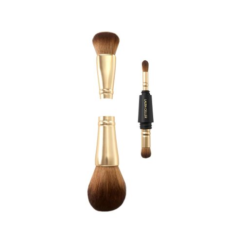 NEW YORK Cosmetic Professional Makeup Brushes - Cruelty-Free - 20 4-in-1 Travel Makeup Brushes - Lot 6531