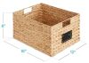 Water Hyacinth Pantry Baskets w/ Chalkboard, Marker, 1pc - 16in - Thumbnail 1