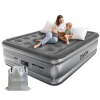 Air Mattress Full,18 Raised Thicker Inflatable Bed with Built-in Pump for Guest&Travel,660lb Max - Thumbnail 1