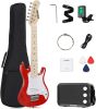 Kids Electric Guitar Beginner Kit 30 Inch, Mini ST Style Electric Guitar for Boys Girls with Amp 5W, Gig Bag, Tuner, Strap, Cable, Picks, Extra Strings - Thumbnail 1