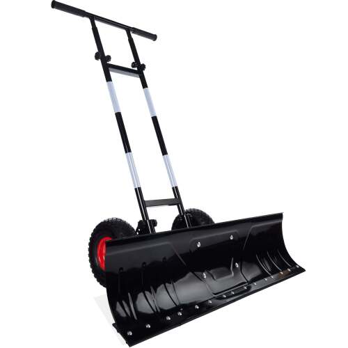 Galvanized Blade 2-Wheel Snow Pusher w/ Adjustable Handle - 36in - Lot 6765