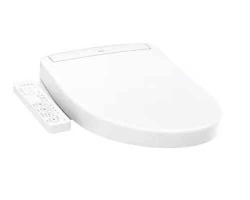 TOTO S2 Washlet Electric Heated Bidet Seat for Elongated Toilet in Cotton White - Lot 31JF