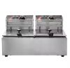 VEVOR 18.2 qt. Capacity Commercial Electric Deep Fryer, Removable Lid, Adjustable Thermostat - Thumbnail 1