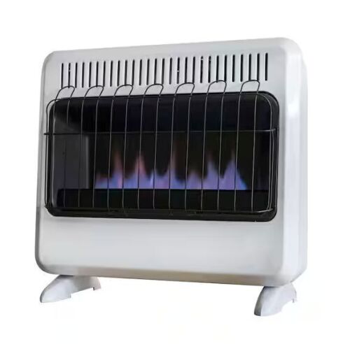 Mr. Heater 30,000 BTU Vent Free Blue Flame Natural Gas or Propane Dual Fuel Space Heater - Lot 120JF