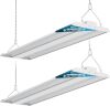 300W LED Linear High Bay Shop Light, 35000LM 0-10V Dimmable 5000K Daylight 3 Watts Adjustable 120-277V, 2-Pack - Thumbnail 1