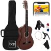 Beginner Acoustic Guitar Set w/ Case, Strap, Extra Strings - 38in - Thumbnail 1