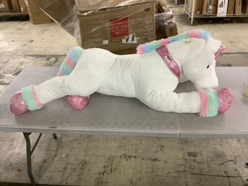 52in Kids Extra Large Plush Unicorn - Lot 237