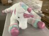 52in Kids Extra Large Plush Unicorn - Thumbnail 4