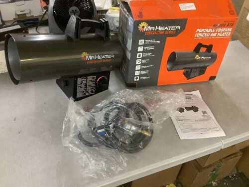 Mr. Heater Contractor Series 60,000 BTU Forced Air Propane Outdoor Space Heater with 10 ft. Hose and Regulator - Lot 316JF
