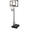 Kids Height-Adjustable Basketball Hoop, Portable Backboard System w/ Wheels - Thumbnail 1