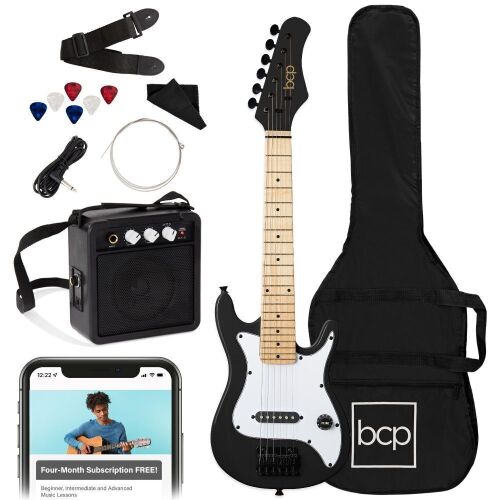 Kids Electric Guitar Beginner Starter Kit w/ 5W Amplifier - 30 in - Lot 414