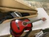 Beginner Acoustic Guitar Set w/ Case, Strap, Extra Strings - 38in - Damaged Case - Thumbnail 1
