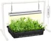SOLIGT 2FT LED Full Spectrum Seedling Grow Lights with 4 Brightness & 8/12/18H On Timer, Adjustable Height Stand - Thumbnail 1