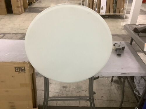 Bar Height Folding Table Indoor Outdoor Accessory w/ Thick Table Top - 32in - Lot 550