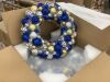 Pallet of (27) Cases of Hanukkah Metallic Bulb Wreath, 2 per Case - Thumbnail 1