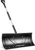 24in Galvanized Steel Blade Heavy-Duty Snow Pusher - Thumbnail 1
