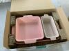 3-Piece Ceramic Bakeware Set, Stoneware Baking Dishes, Casserole Serving Set - Thumbnail 2
