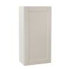 Hampton Bay Shaker 24 in. W x 12 in. D x 30 in. H Assembled Wall Kitchen Cabinet in Dove Gray - Thumbnail 1