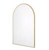 Home Decorators Collection Medium Arched Gold Classic Accent Mirror, 35 in. H x 24 in. W - Thumbnail 1