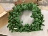 36" Pre-Lit Artificial Fir Christmas Wreath w/ LED Lights, Plug-In, PVC Tips - Thumbnail 3