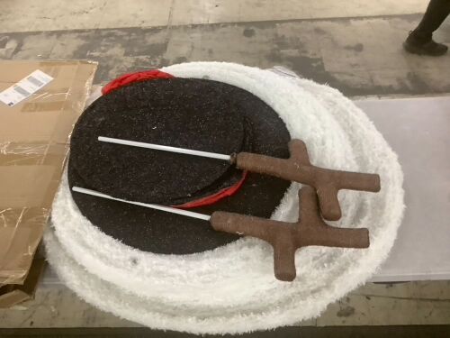 8' Lighted Pop-Up Snowman Outdoor Christmas Decoration w/ LED Lights - Lot 743