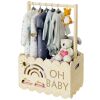 Wooden Baby Shower Crate Closet - Thumbnail 1
