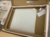 Tempered Glass Fireplace Screen with Beveled Edge, 29" H x 39" - Thumbnail 3