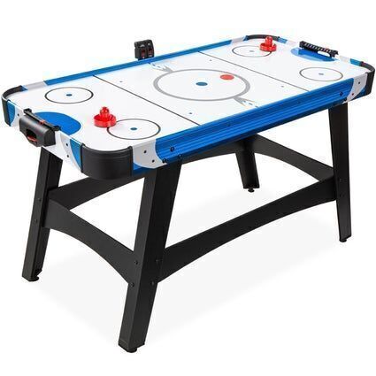 Air Hockey Table w/ 2 Pucks, 2 Paddles, LED Score Board - 58in - Lot 304