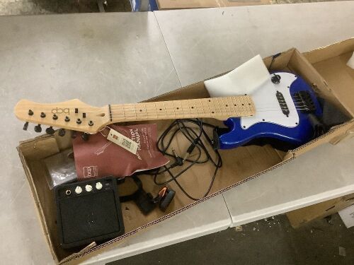 Kids Electric Guitar Beginner Starter Kit w/ 5W Amplifier - 30 in - Lot 227