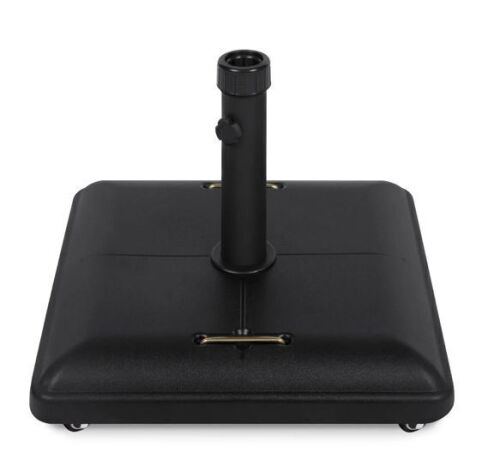 81lb. Heavy Duty Concrete Umbrella Base Stand w/ Wheels - Lot 215