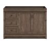 Home Decorators Collection Naples 48 in. W x 21.63 in. D x 34 in. H Bath Vanity Cabinet without Top in Distressed Grey - Thumbnail 1