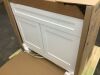 Glacier Bay Everdean 37 in. Single Sink White Bath Vanity with White Cultured Marble Top - Drawer Face Needs Re-Attached - Thumbnail 10