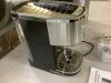 2 Cups Stainless Steel Coffee Maker with Milk Frother Steam Wand, 45 oz. Removable Water Tank for Cappuccino - Thumbnail 3