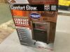Comfort Glow 1500-Watt 4-Element Compact Quartz Infrared Electric Heater, Red Mahogany, Remote Control, Timer, ECO Efficiency Setting - Thumbnail 5