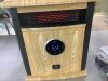 HEAT STORM 1500-Watt Black Electric Logan Deluxe Portable Convection/Radiant Infrared Compact Space Heater - Thumbnail 2