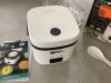 RICE ROBOT 4-Cup White Space Saving Rice Cooker with Ceramic Nonstick Inner Pot - Thumbnail 4