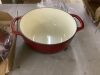 Cast-Iron Dutch Oven Kitchen Cookware w/ Enamel, Handles - 6qt - Thumbnail 3